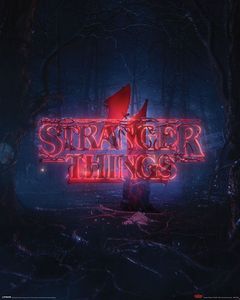 Stranger Things - Season 4 Teaser - Mini Poster Druck - Größe 40x50 cm