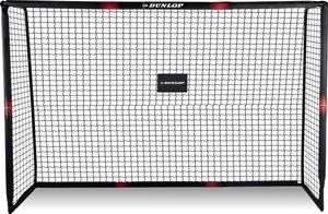 Dunlop Fußballtor 300 x 200 x 120 cm - Großes Fußballtor für Kinder und Erwachsene - Schnelle Montage - Fußball Trainingsziel - Metall - Schwarz/Rot Dunlop Fußballtor 300 x 200 x 120 cm - Großes Fußballtor für Kinder und Erwachsene - Schnelle Montage - Fußball Trainingsziel - Metall - Schwarz/Rot