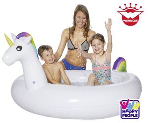 Wehncke Einhorn Planschbecken Kinderpool 196x132x77cm