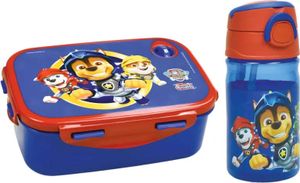 Paw Patrol Chase Marshall 2 tlg Kinder Set Brotdose Trinkflasche Flasche 350 ml