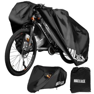 MalTrack Große wasserdichte Fahrrad, Motorroller, Motorrad Abdeckung + Tasche | XL Schutzhülle 192 x 100 cm | Fahrradgarage | Platz für 2 Fahrräder