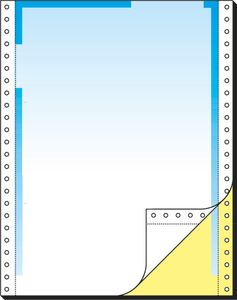 SIGEL 26246 Computerpapier 12"x240 mm, A4, LP, 80 g/m², 2f, Farbverlauf blau, 500 Sätze, Endlospapier SIGEL 26246 Computerpapier 12"x240 mm, A4, LP, 80 g/m², 2f, Farbverlauf blau, 500 Sätze, Endlospapier
