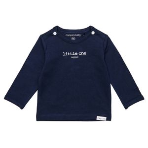 noppies Baby Shirt - Hester, Uni, Langarm, Organic Baumwolle Stretch, uni, 56-74 Blau 62