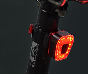 LED-Rücklicht für Fahrrad - Wiederaufladbar 5 Modi