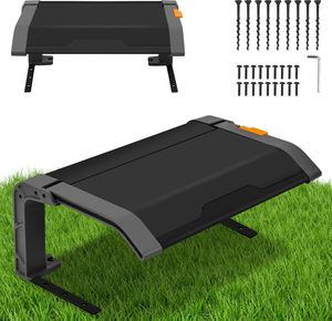 Jopassy Rasenmäher Garage für Mähroboter Klappbare Überdachung 72x56x36 cm Schwarz Grau Dach Schwarzer Stahlrahmen Metall Pulverbeschichtet Jopassy Rasenmäher Garage für Mähroboter Klappbare Überdachung 72x56x36 cm Schwarz Grau Dach Schwarzer Stahlrahmen Metall Pulverbeschichtet