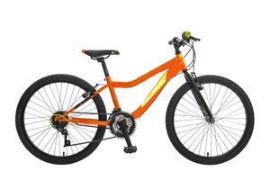 TALSON 24 Zoll Fahrrad CATCHER mit 18 Gang Schaltung Orange