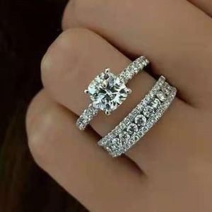Damenringe, Gothic-Accessoires, personalisiertes Diamant-Damenring-Set, Schmuck, Verlobungsring