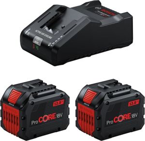 Bosch Starter-Set 2 x ProCORE18V 12.0Ah + GAL 18V-160