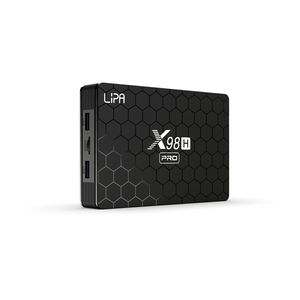 Lipa X98H Pro Android TV-Box 4-32 GB Android 12 - Streaming box - IPTV box - Mediaplayer - 6K und 4K Decoder - Apps über Play Store und Internet - WLAN und Ethernet - Dolby Sound - Mit Kodi, Netflix, Disney+ und mehr