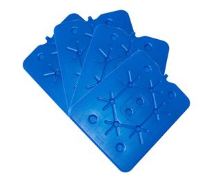 Westmann Kühlakku 4er Set | Blau | 30x30x10 cm