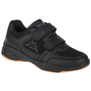 Kappa Kinder Hallensportschuh Sneaker Indoor 260683K Schwarz, Schuhgröße:31 EU