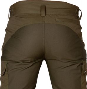 Hubertus Canvas Outdoorhose olivbraun Übergröße, Größe:34