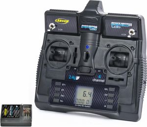 Carson RC Fernsteuerung Reflex Stick Pro 3.1 2.4GHz LCD 4 Kanal Sender Set mit Empfänger