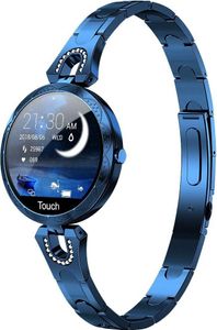 für Frauen Bluetooth Smartwatch kompatibel für Fitness-Tracker mit Herzfrequenz, Blutdruck, wasserdicht, Schrittzähler, Schlafaktivität