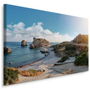 Obraz do salonu plaża wybrzeże morskie woda Ozdoba Scienna 3D 90x60cm