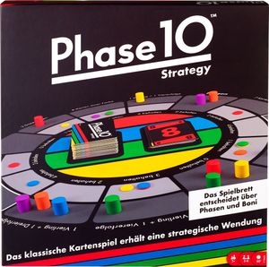 Mattel Games Phase 10 Strategy Board Game, společenská hra, rodinná hra