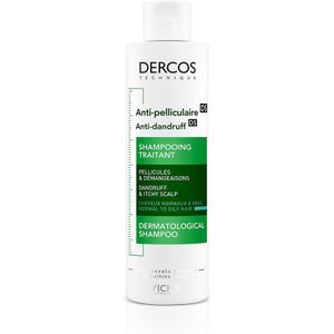 Vichy Dercos Anti-Dadruff Advanced Action Shampoo Reinigungsshampoo gegen Schuppen für normales bis fettiges Haar 200 ml
