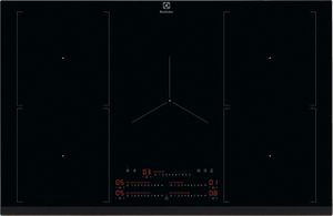 Electrolux Serie 600 EIV84550, Czarny, Wbudowany, 78 cm, Płyta indukcyjna strefowa, Szkło ceramiczne, 5 stref(y)