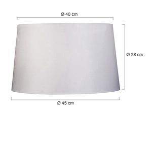 Steinhauer - tienidlo - biele - ľanové - Ø 45cm - E27 - K10012S