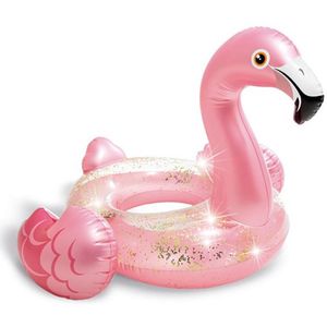 Intex Glitter Flamingo Tube, Leeftijd 9+ 99cmx89cmx71cm