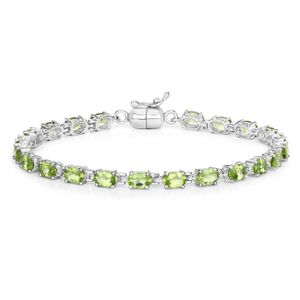 B1143P_19cm Tennisarmband mit Peridot XB0117 XEN