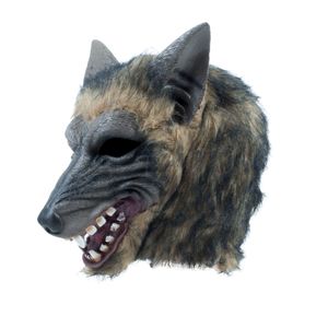 Bristol Novelty unisex maska vlka, piebald, pro dospělé BN1914 (jedna velikost) (barevná)