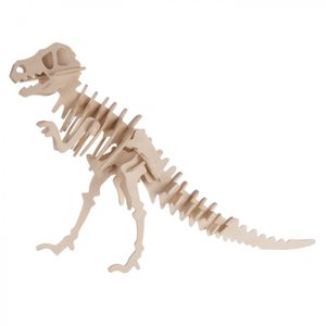 Tyrannosaurus Dinosaurierskelett Naturholz 3D Puzzle wooden 3D Puzzle Dinosaur skeleton