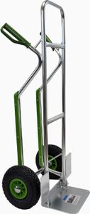Aluminium Sackkarre mit Treppenrutsche 200 kg Stapelkarre Transportkarre Alu 6,7 kg Leergewicht