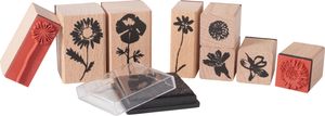 Rico Design XL Stempel-Set "Wildblumen" 1,2 cm - 3,8 cm