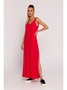 Made of Emotion Maxikleid für Frauen Joljim M791 rot L