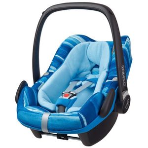 Maxi-Cosi Pebble Plus i-Size Babyschale, Gruppe 0+ Autositz für Babys, inkl. Sitzverkleinerer, nutzbar ab der Geburt bis ca. 12 Monate (0-13 kg / 45-75 cm), Water Blue, Blau