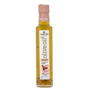 Olivenöl mit Knoblauch 0,25l Cretan Olive Mill