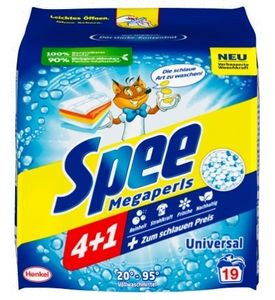 Spee Megaperls Uniwersalny proszek do prania, 1,14kg  (PRODUKT Z NIEMIEC)