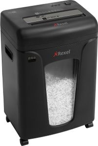 Rexel Mercury REM820 Aktenvernichter mit Partikelschnitt P-5, 2 x 15 mm, bis 8 Blatt, schwarz