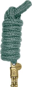 Kieffer Führstrick für Pferde, Satin Shine, 2 m - Panikhaken, Mint