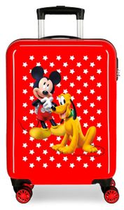 Mickey Mouse und Pluto roter ABS-Trolley für Kinder