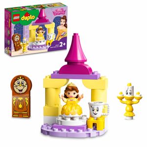 LEGO 10960 DUPLO Belles Ballsaal, Die Schöne und das Biest, Schloss und Prinzessinnen-Spielzeug für Kleinkinder ab 2 Jahren, kreative Geschenkidee