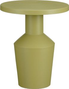 Mica Decorations Feroza Beistelltisch - H41 x Ø34 cm - Metall - Hellgrün