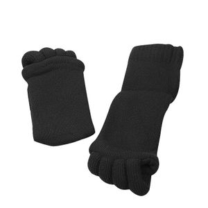 INF Ponožky s oddělovači prstů Bezprstové vyrovnávací ponožky Black