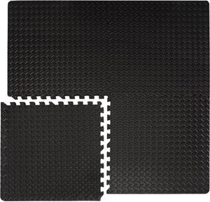 Podložka pod puzzle čierna 4 podložky, každá 63x63x1cm + 2 okrajové diely