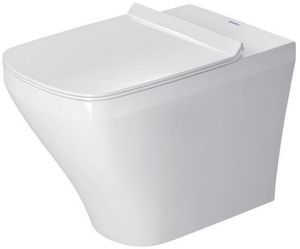 Duravit Stand-WC BACK-TO-WALL DURASTYLE tief, 370 x 570 mm, Abgang waagerecht weiß