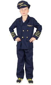 Piloten Kostüm für Kinder, Größe:146/152