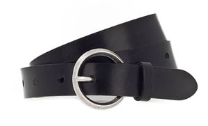 Vanzetti Leder Gürtel Taillengürtel 25mm Leather Belt W75 Black schwarz