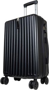 Kleiner Handgepäck Reisekoffer Portofino 40 L Hartschale Trolley schwarz