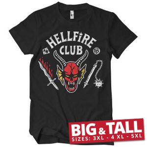 Hellfire Club Big & Tall T-Shirt - 5XL - Black