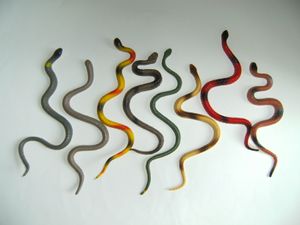 Gummischlangen 8erSet 11-15cm Schlange Schlangen Kindergeburtstag Mitbringsel Tiere