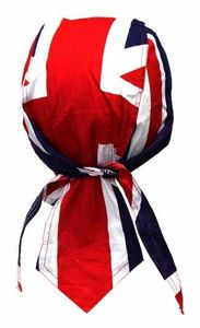 Bandana cap Union Jack, Kopftuch mit Union Jack, Bandana headscarf with union jack, Pañuelo pañuelo con Union Jack, Foulard bandana avec Union Jack