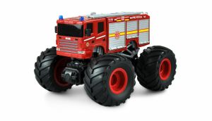 Monster Feuerwehr Truck 1:18, RTR rot inkl. LED Beleuchtung und Sound