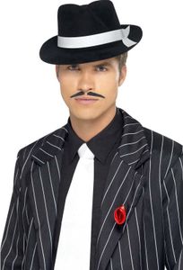 Smiffys KRAWATTE GANGSTER WEISS WEISS