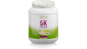 PROTEINPULVER 1kg - 82,8% Eiweiß - Nutri-Plus Shape & Shake ® - pflanzliches Protein Powder - 6-Komponenten Eiweißpulver 1000g ohne Aspartam - Banane